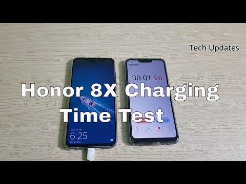 Honor 8X Charging Time Test