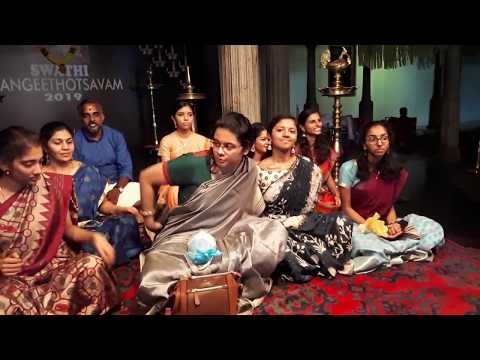 Team Amrutha Venkatesh  - Seating arrangement - Swathi Sangeethotsavam - Kuthiramalika Palace