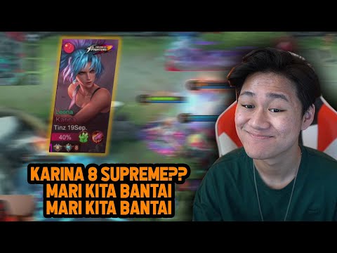 LANCELOT JEJE LAWAN KARINA SUPREME 8 ! KALAH HERO POWER? TENANG AJA BRO - Mobile Legend