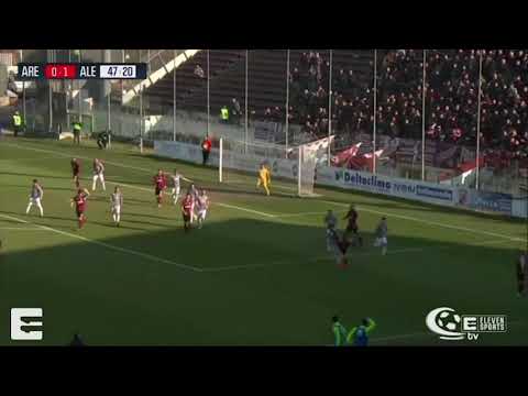 Campionato 2017/18 25° Giornata Arezzo - Alessandria 0 - 2