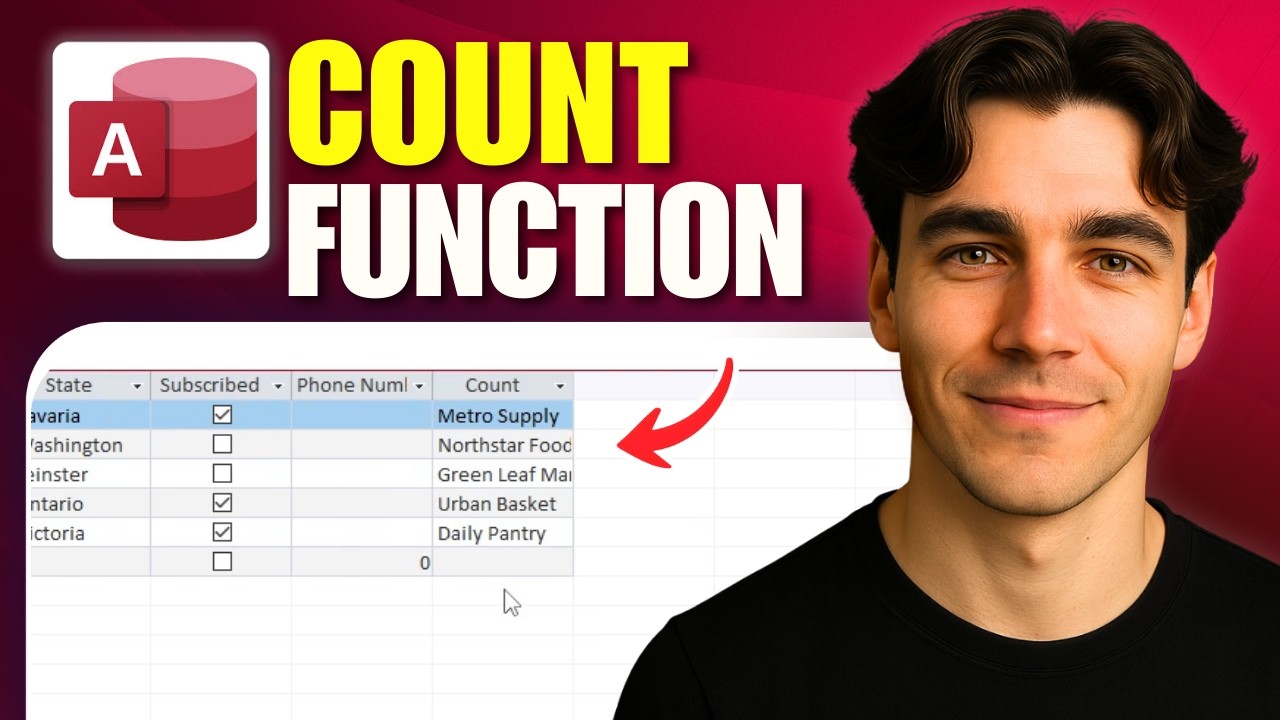 How To Use Count Function In Microsoft Access (Tutorial 2026)
