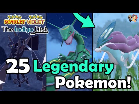 ALL 25 Legendary Locations In The Indigo Disk! | Pokémon Scarlet & Violet