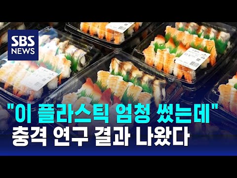 \이 플라스틱 엄청 썼는데\ 충격 연구 결과 나왔다 / SBS / 오클릭