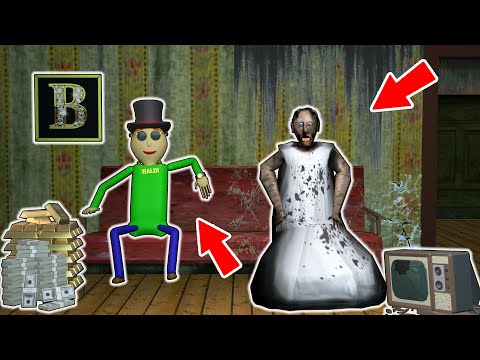 Poor Granny vs Rich Baldi - funny horror animation parody (p.247)