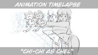 Chichi as Chel - Animation Timelapse