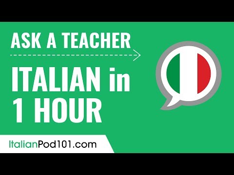 Learn Italian in 1 Hour - ALL of Your Absolute Beginner Questions Answered!