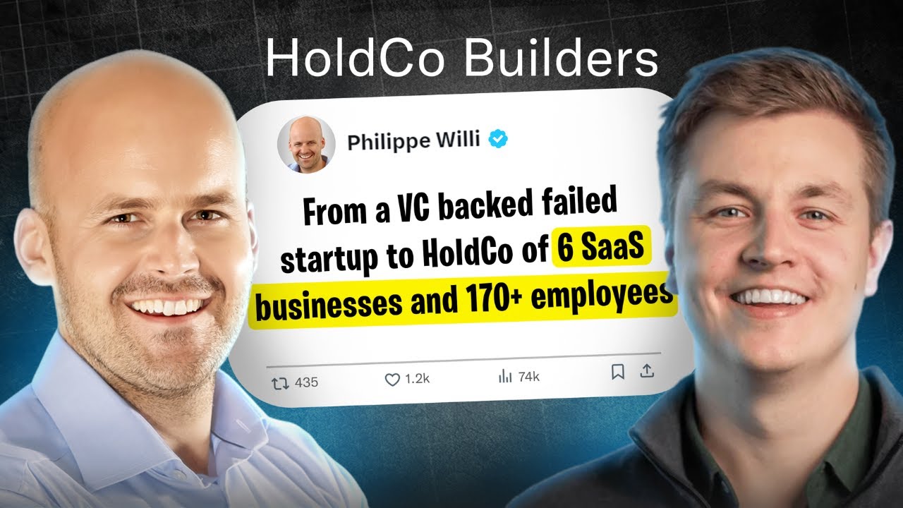 How I Built a Portfolio of 6 SaaS Businesses With 170+ Employees | Philippe Willi Interview