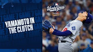 YOSHINOBU YAMAMOTO IN THE CLUTCH! EVERY PITCH the World Series MVP threw in Game 7! 😱 | 山本由伸ハイライト