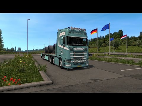 ETS2 1.32 Public Beta!!! []Van Amsterdam naar Esbjerg met eigen combi!!!