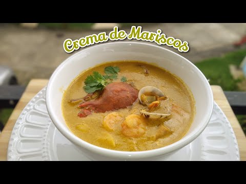 Crema de Mariscos o Mariscada 🦀🦐🐠🦞| Recetas Fáciles Guana-Tica y más
