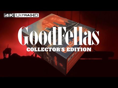 Goodfellas Raro Film Studios 4k Ultra HD Bluray Collector's Edition Unboxing.