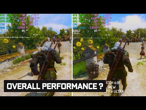 Witcher 3 New 4.01 Patch Ruined Performance? Direct Comparison 1440p RTX 3090