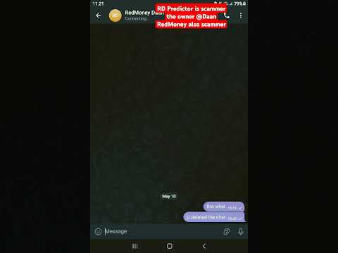 RD Predictor is scammer RDMoney Predictor scam  stake predictor bot #stake
