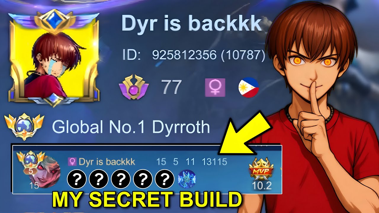I FINALLY REACH GLOBAL DYRROTH WITH THIS BUILD!! - (BEST DYRROTH BUILD 2026) MLBB
