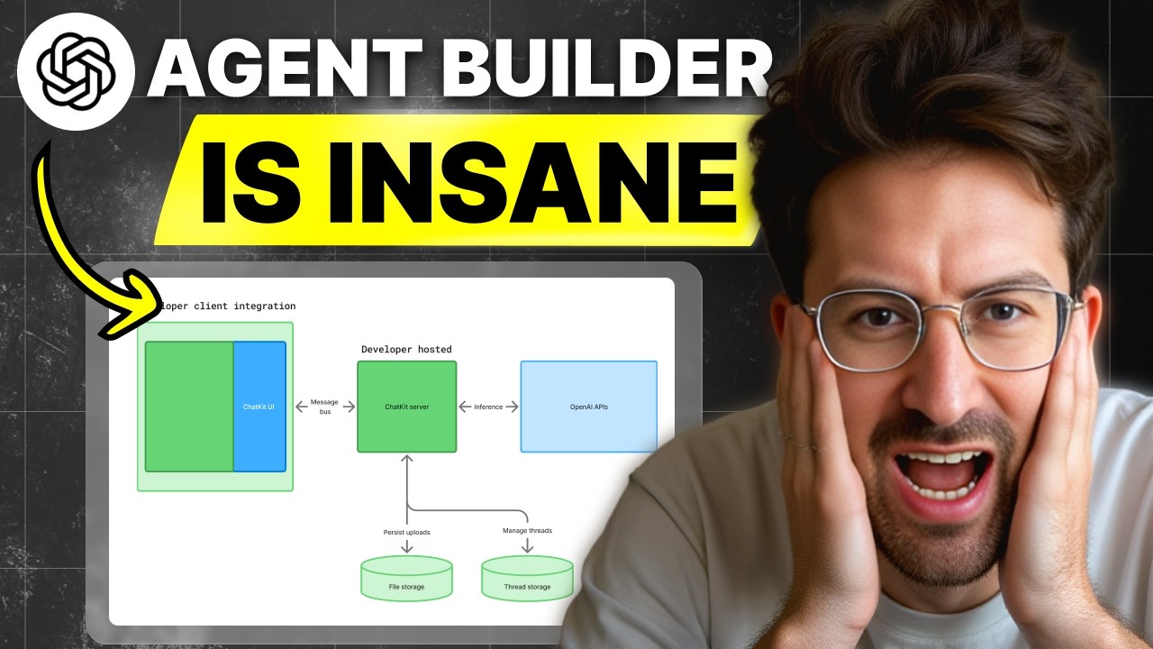 OpenAI's NEW Agent Builder and ChatKit are INSANE