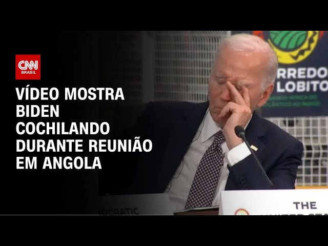 Vídeo mostra Biden cochilando durante reunião em Angola | CNN ARENA