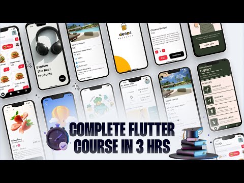 📱🔥 Complete Flutter Tutorial for Beginner 2025 - Programming Basics / REAL Project / UI Design