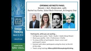 Library 2.018 &quot;Design Thinking&quot; Opening Keynote Panel