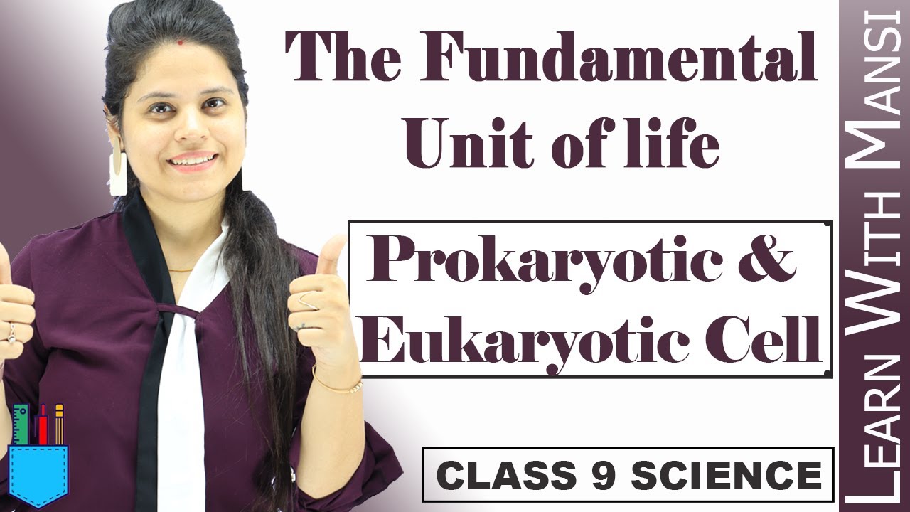 Prokaryotic & Eukaryotic Cell | Chapter 5 | The Fundamental unit Of Life | Class 9 Science