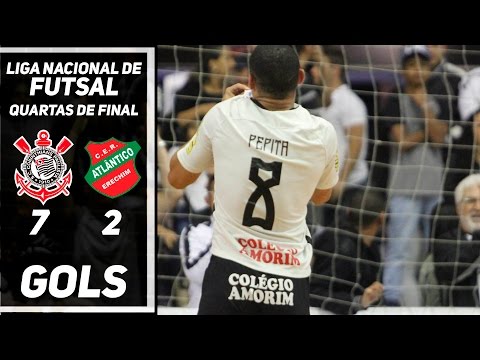 Corinthians/UNIP 7x2 Atlântico Erechim - Gols - LNF | Quartas de final