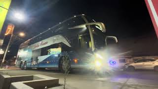 Julio Ceasar Intercity bus departing Carhuaz