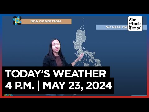 Today's Weather, 4 P.M. May 23, 2024