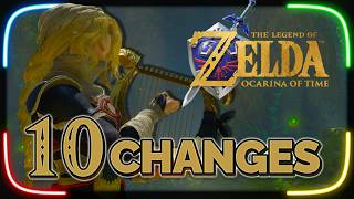 10 Differences from the N64 Version - OoT Remake!
