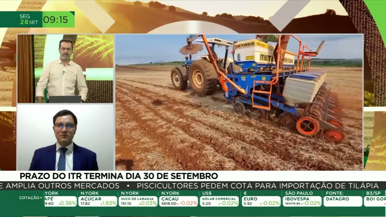 ITR 2026: produtores rurais têm até quinta-feira para entregar declaração
