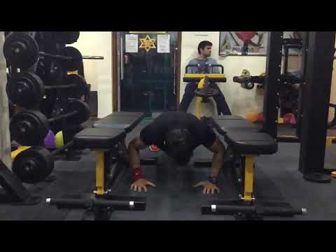 Functional workout for chest