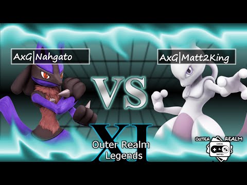 ORLXI - AxG Matt2King (Mewtwo, Falcon) vs. AxG Nahgato (Lucario) - LR 7 - Smash 4 - Wii U