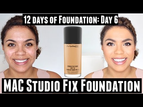 MAC Studio Fix Fluid Foundation Review (Oily Skin) | 12 Days of Foundation Day 6 Video