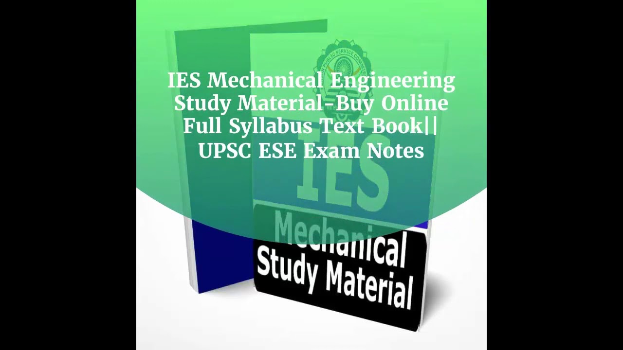 IES Exam The Best Study Book PDF Download!