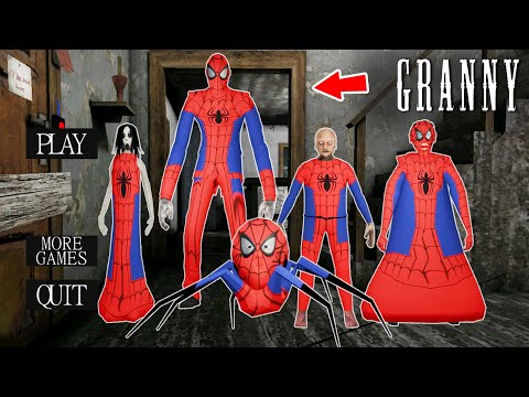 Playing as Spider Granny Family !! Secret Update Granny - Gameplay Animation (p.77)