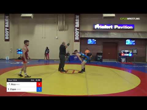 2018 Marine Corps US Open/Senior Men's Greco-Roman 63 5th Place - Travis Rice (NMU-) Vs. Taylor Zi