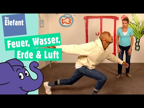Anke und Teddy tanzen die vier Elemente Feuer, Wasser, Erde und Luft | Der Elefant | WDR