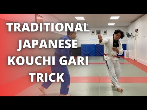 Basic Kouchi Gari TRICK — judo technique demonstration