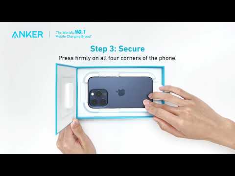 Installation and Removal Tutorial Anker Easy Fit HD/Privacy Screen and Camera Lens Protector Kit(2-Pack)