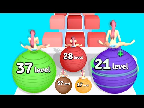 Yoga Color Ball Run - All Levels 1-13 Gameplay