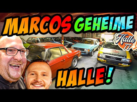 Wir bringen meinen AUDI 80 in Marcos GEHEIME Halle! (Viele Oldtimer)