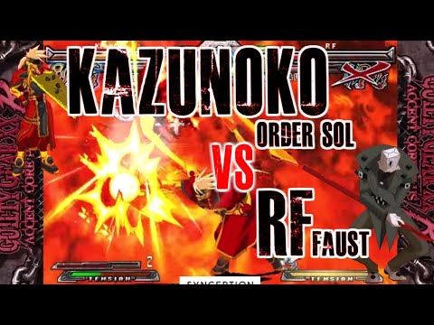 【GGXXAC+R】 Kazunoko (Sun-Order) vs RF (Faust)