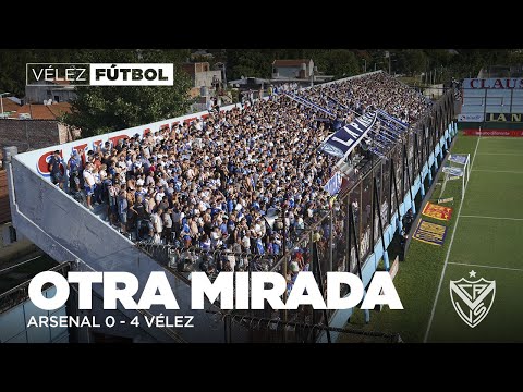 "Así vivió el hincha el triunfo ante Arsenal" Barra: La Pandilla de Liniers • Club: Vélez Sarsfield