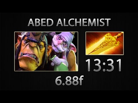 Dota 2 Alchemist Fast Farm - Abed - Radiance - 13:31 [6.88f]