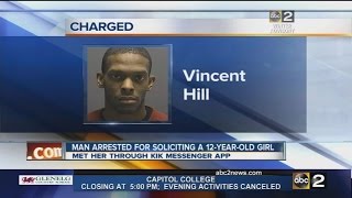 Vincent Hill arrested for soliciting 12-year-old
