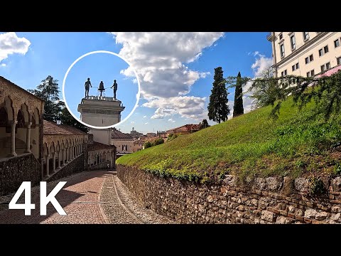 Relaxing Walk in Udine, Italy | Elegant Architecture & Relaxing Ambience | 4K