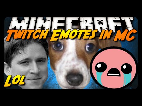 TWITCH EMOTES IN MINECRAFT! (The Kappa Experience Mod)