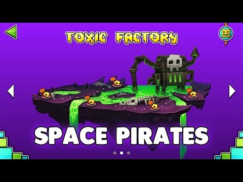 Geometry Dash World - "Space Pirates" 100% Complete | GuitarHeroStyles