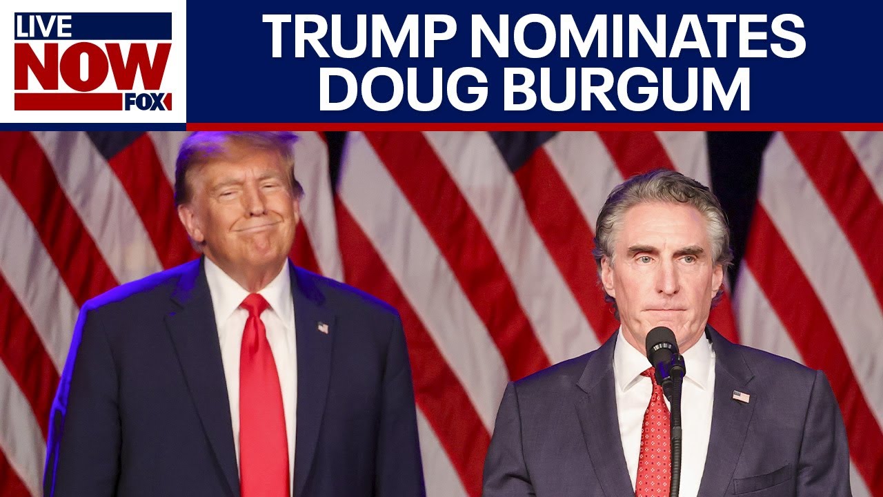 Trump says he will nominate Doug Burgum to lead Department of the Interior | LiveNOW from FOX