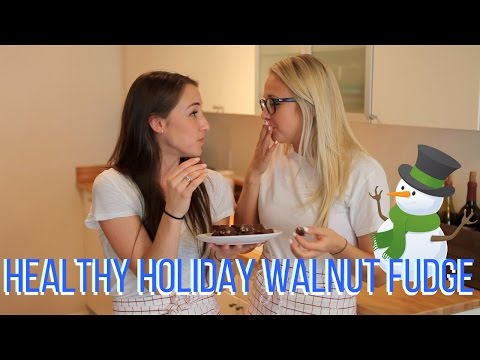 HEALTHY HOLIDAY WALNUT FUDGE