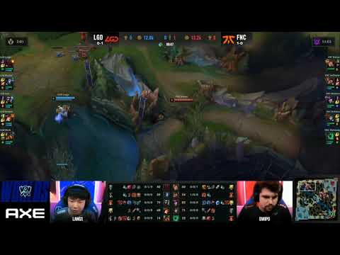 fnatic LEC vs LGD gaming lpl , day 2 group C ,lol world championship 2020