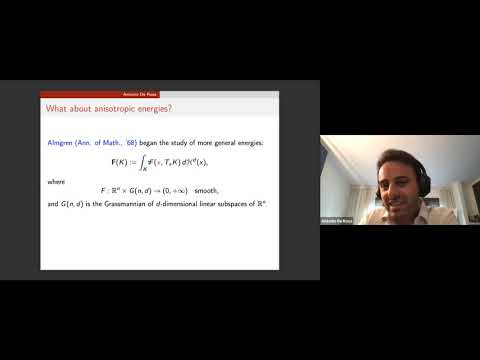 Antonio De Rosa - Regularity of anisotropic minimal surfaces